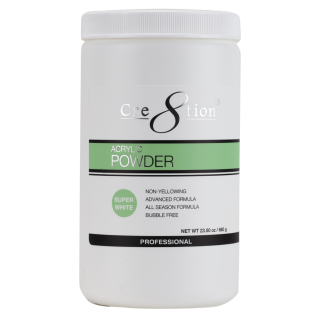 Cre8tion Acrylic Powder, 23.5 oz, 01125 - Super White